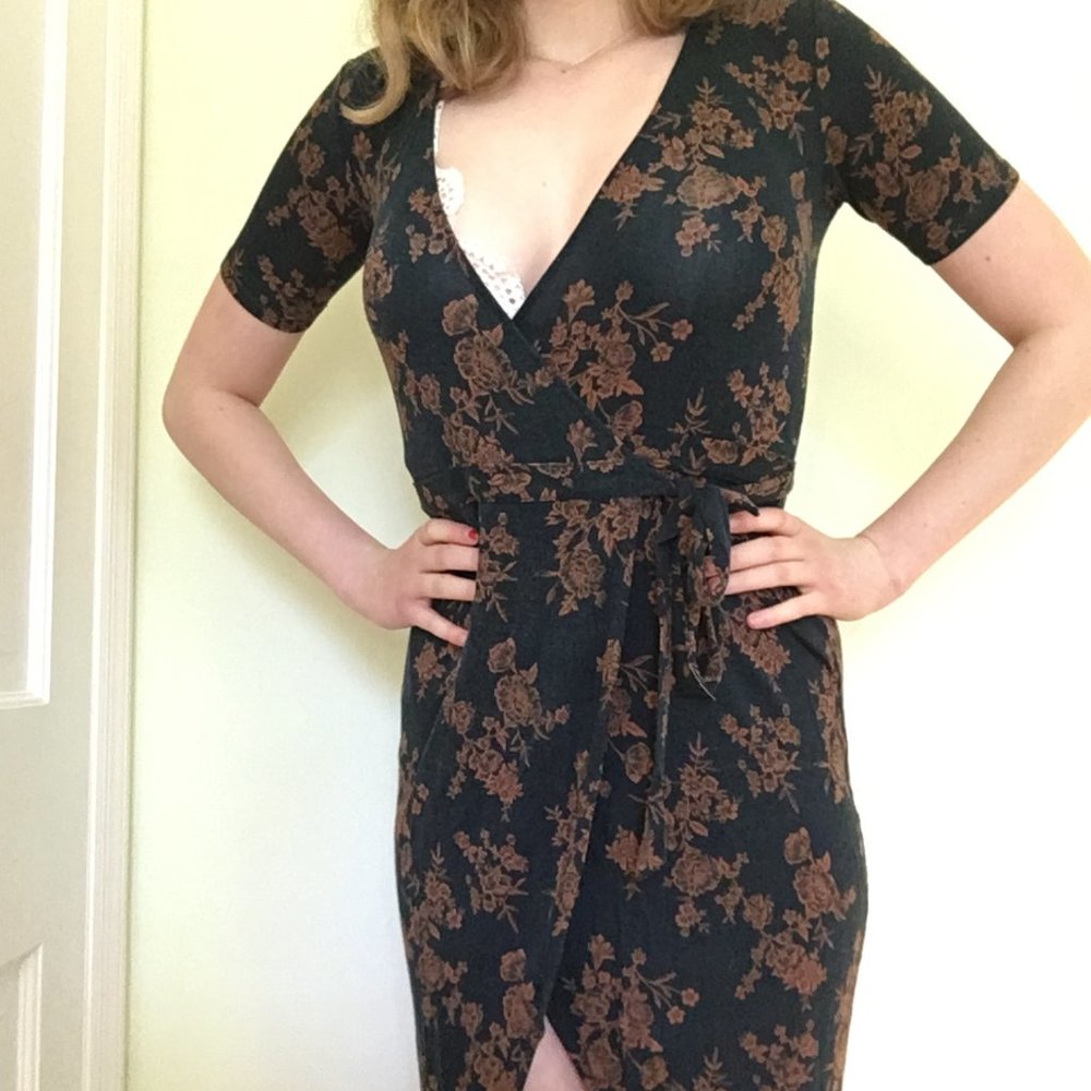 Forever21 Bohemian Maxi Dress with Slit